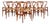 CH24 Wishbone Chairs in Cherry by Hans J. Wegner for Carl Hansen & Søn, 2000s, Set of 8 For Sale