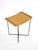 Wood Mid-Century Modern Rattan Stool with Black Iron Frame, 1950s For Sale - Image 7 of 18