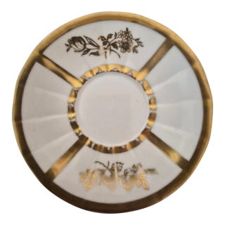 Antique Limoges Fine Porcelain Art Deco Demitasse Saucer For Sale