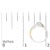 Metal 14K Yellow Gold Plated .925 Sterling Silver 1/4 Cttw Diamond Bypass and Halo Promise Ring (I-J Color, I3 Clarity) - Ring Size 6 For Sale - Image 7 of 7