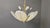 Vintage Italian Glass and Brass Chandelier, 1970s For Sale - Image 16 of 17