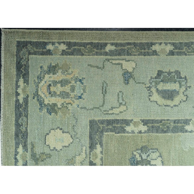Turkish Oushak Rug 6'1" x 9'1" #19162 For Sale In Houston - Image 6 of 8