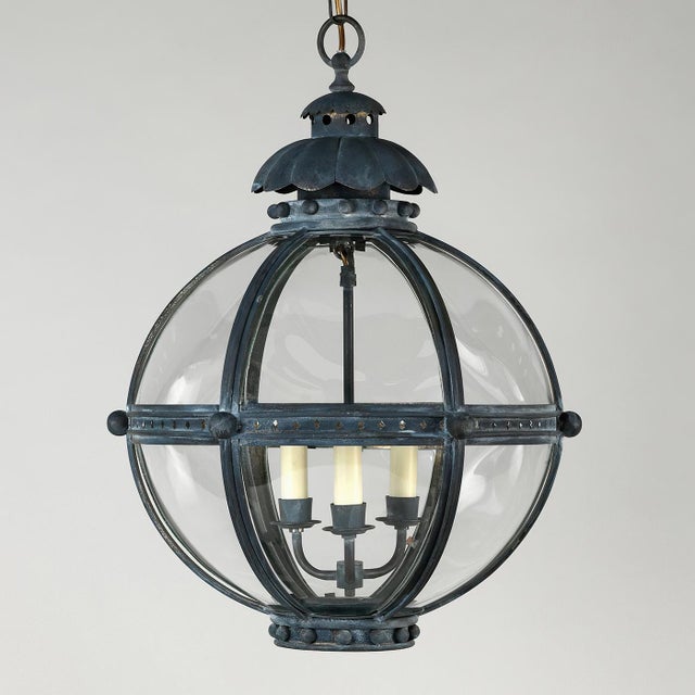 The Globe Lantern is based on a similar 19th-century antique. The globe shape of the fixture emanates strength and is...