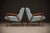 Giuseppe Scapinelli Giuseppe Scapinelli Armchairs, Brazil, 1950s — Sculpted Caviúna Frames in Dusty Teal Velvet Upholstery For Sale - Image 4 of 18