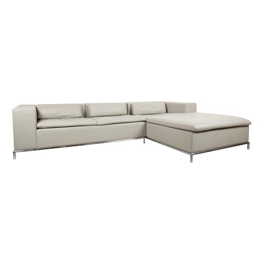 DS-7 Leather Corner Sofa from de Sede For Sale