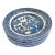 1990s English Chinoiserie Earthenware Blue Willow Soup Bowls- Set of 8 For Sale