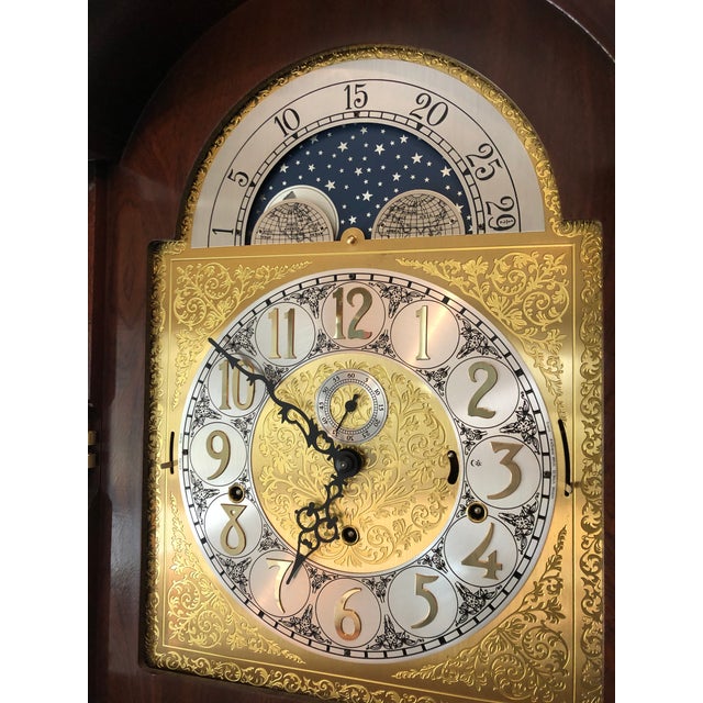James Stewart & Sons Mahogany Longcase Grandfather Clock Chairish