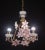 Italian Pink Flowers Murano Chandelier, 1970s For Sale - Image 3 of 12