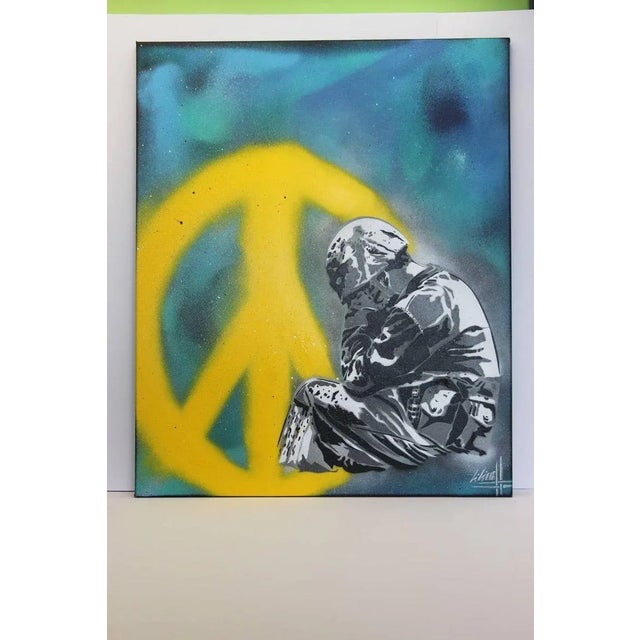 Why - Yellow Version - 2018 KIKI "has a predilection for the use of supports and mediums resulting from urban art: it...