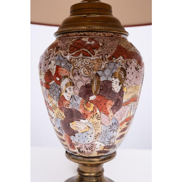Satsuma Table Lamp, Japan, 1950s, Set of 2 For Sale - Image 11 of 12
