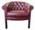 Vintage Chesterfield Club Chair in Oxblood Leather, 1990s For Sale