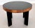 Italian Art Deco Style Coffee Table in Wood with Glass Top, 1970s For Sale - Image 12 of 12