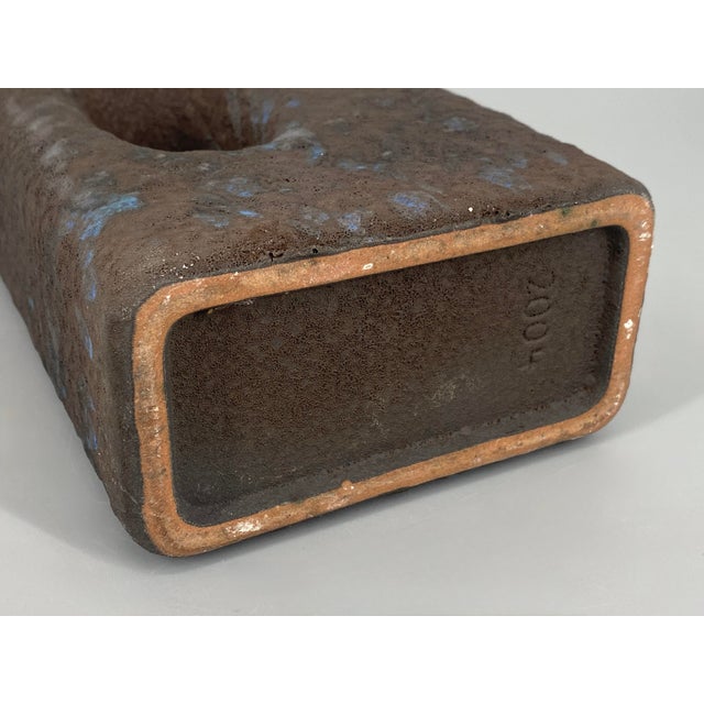 Fat Lava Ceramic Vase from Uebelacker Keramik, Germany, 1960s-1970s For Sale - Image 9 of 11
