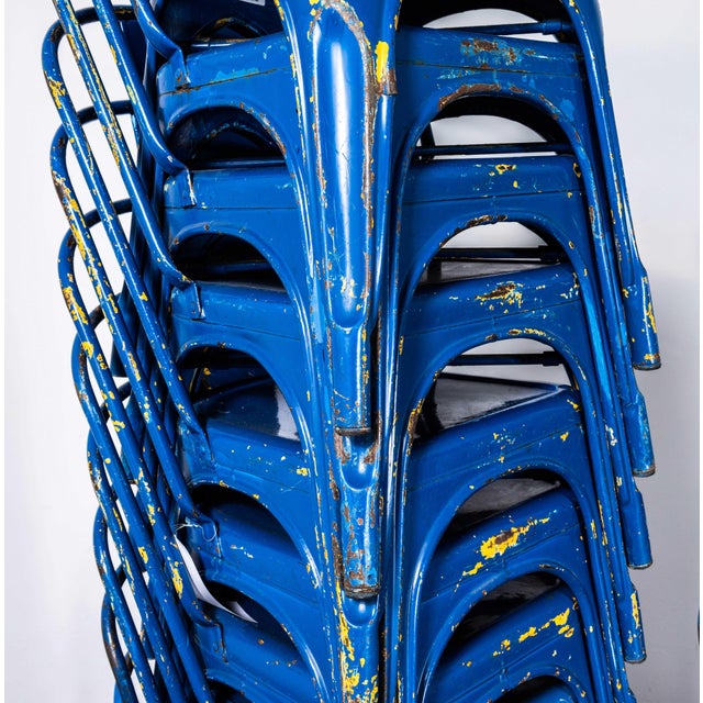 Outdoor Model A Dining Chair from Tolix, 1950s For Sale - Image 13 of 15