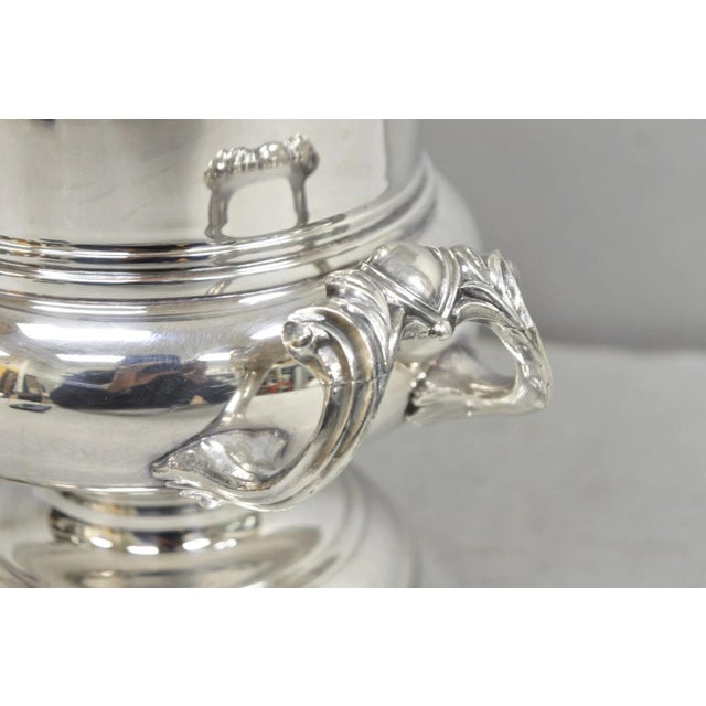 Mid 20th Century Vintage Fb Rogers Silver Plated Trophy Cup Urn Champagne Chiller Bar Ice Bucket For Sale - Image 5 of 15