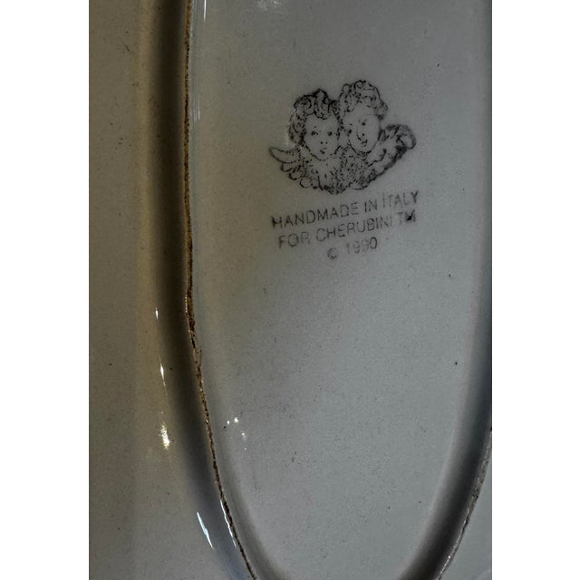 Traditional 1990s Cherubini Decorative Tray Platter For Sale - Image 3 of 6
