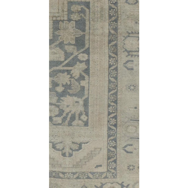 1940s Vintage Turkish Oushak Rug 6'2 X 9'8 For Sale - Image 5 of 9