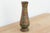 Mid-Century Etched Brass & Enamel Vase For Sale - Image 4 of 8