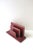 Mid-Century Modern French Leather Mail Desk Holder, Cartier Style, Mid-20th Century, France For Sale - Image 3 of 11