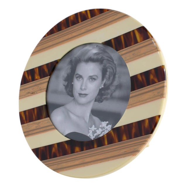 Laminated Multi-Layers Lucite Picture Frame, circa 1970 For Sale