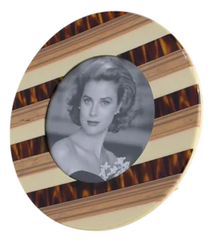 Laminated Multi-Layers Lucite Picture Frame, circa 1970