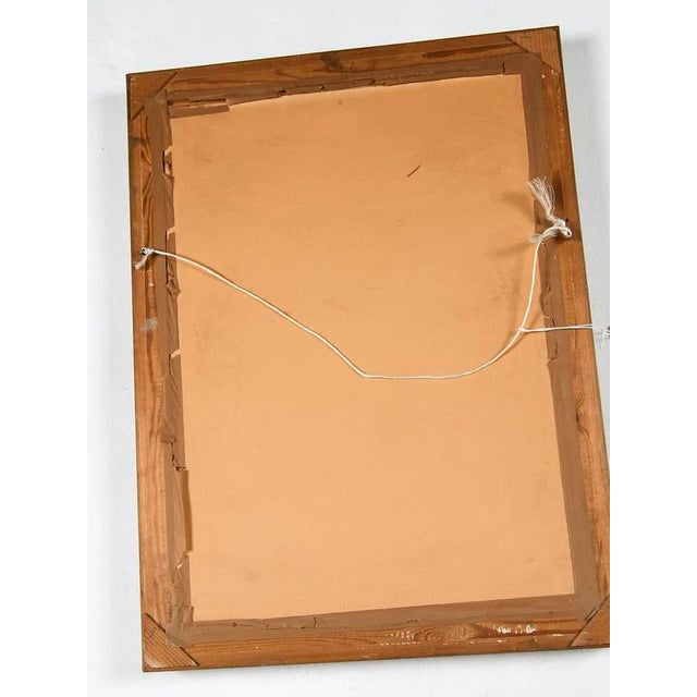 Mid-Century Expressionist Clown Portrait Pastel Painting on Paper, Signed and Framed For Sale In Philadelphia - Image 6 of 6