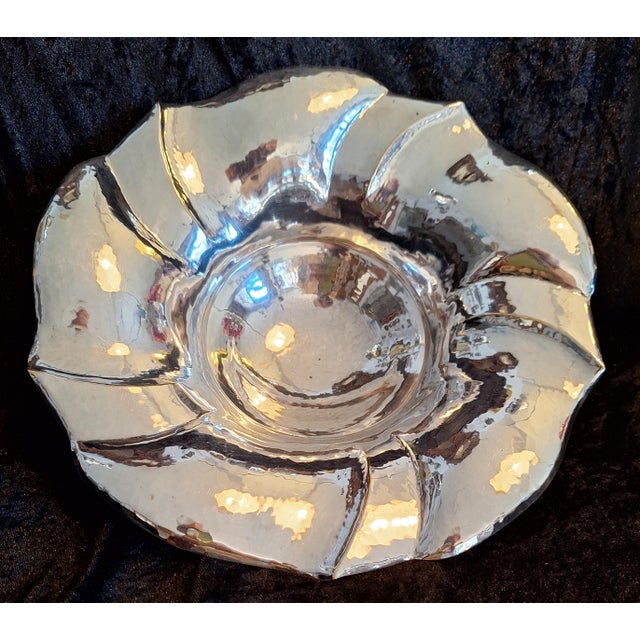 Vintage Art Deco Silver-Plated Bowl by Heyer, 1930s For Sale - Image 6 of 6