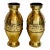 1920s Farberware Ivy Banded Brass Bud Vases- a Pair For Sale
