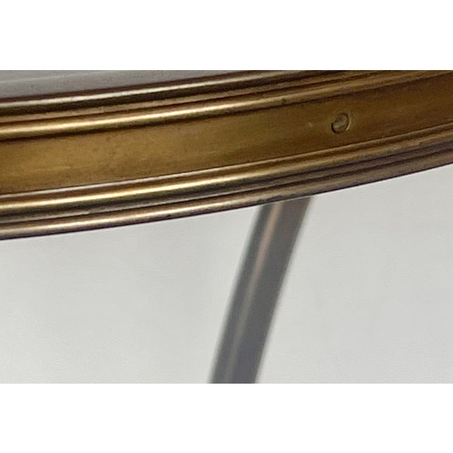 Wood French Regency Style Bronze 2 Tier Gueridon With Wood Top For Sale - Image 7 of 15