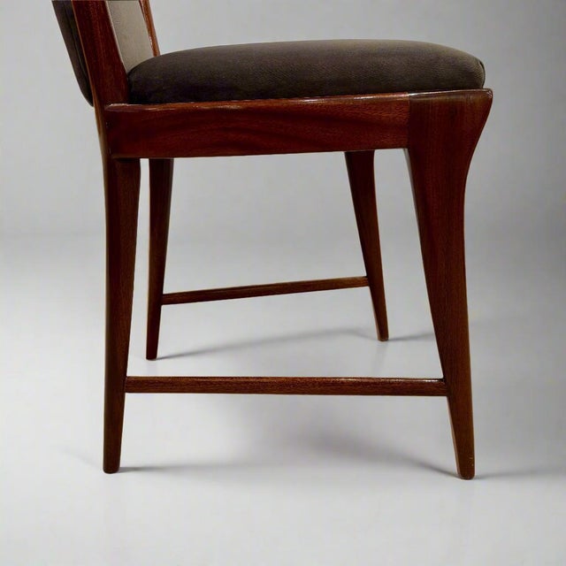 Mid-20th Century Set of Six Dining Chairs by Osvaldo Borsani For Sale In New York - Image 6 of 18