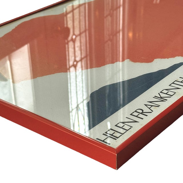 Original Helen Frankenthaler 1968 André Emmerich Gallery Abstract Exhibition Poster, Framed For Sale In Philadelphia - Image 6 of 7