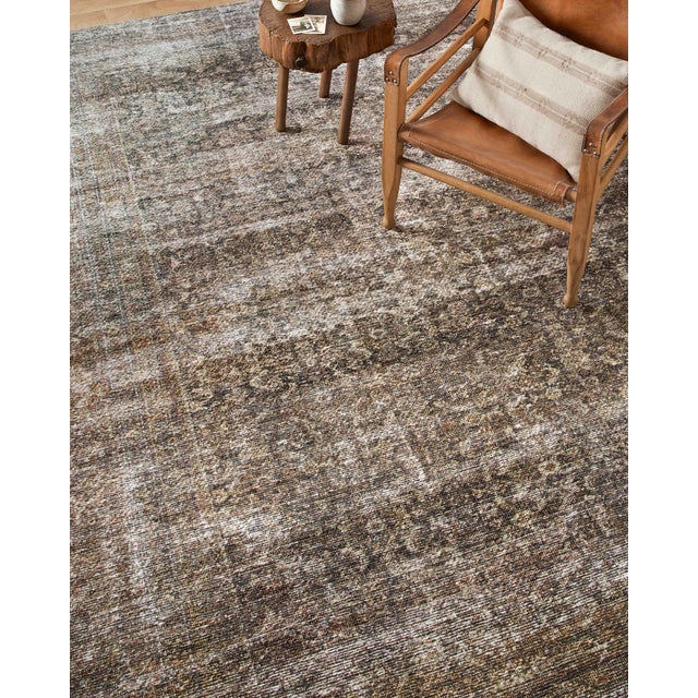 Textile Amber Lewis x Loloi Billie Tobacco / Rust 2'-6" x 7'-6" Runner Rug For Sale - Image 7 of 8