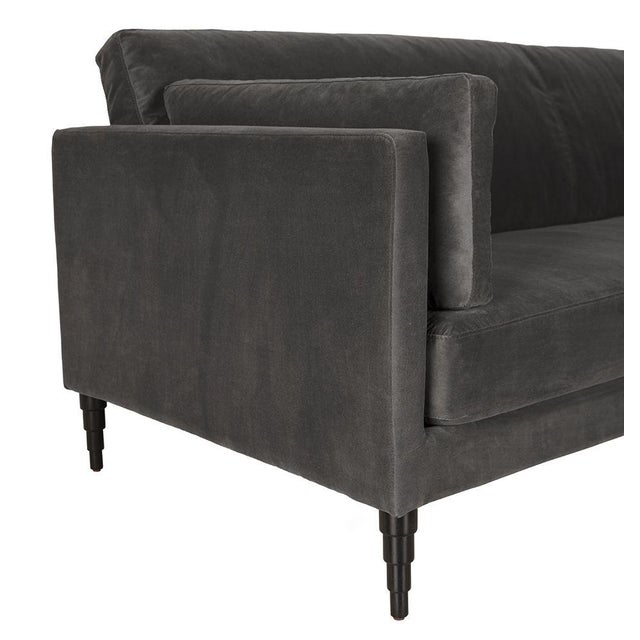 Noir NOIR Andalusia Sofa with Velvet For Sale - Image 4 of 5