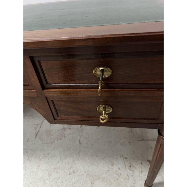 Louis XVI Style Mahogany Desk, 1900s For Sale - Image 15 of 17