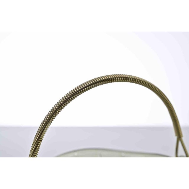 Vintage Glass Basket in Art Glass and Iron, Italy, 1950s For Sale - Image 4 of 5