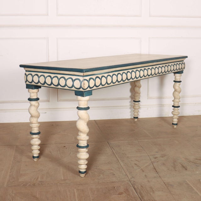 Dutch Painted Console Table For Sale - Image 13 of 13
