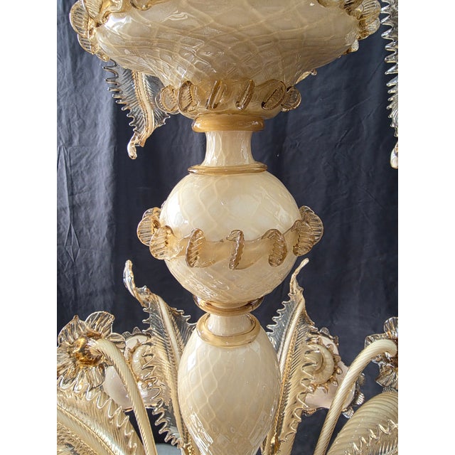 Vintage Murano Chandelier, 1980s For Sale - Image 13 of 14