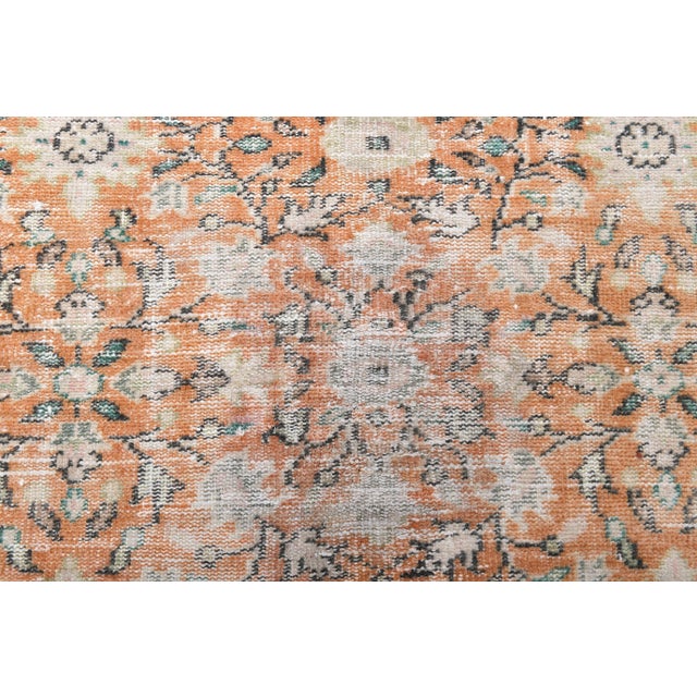 Vintage Turkish Rug in Wool For Sale - Image 5 of 13