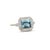 Natural Aquamarine Diamond Ring 6.5 14k White Gold 3.05 TCW Certified For Sale - Image 13 of 13