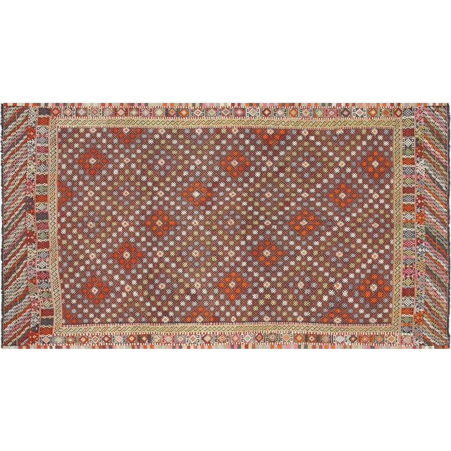 1950s Turkish Kilim For Sale