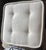 White Clarence House Floor Cushion For Sale In Chicago - Image 6 of 6