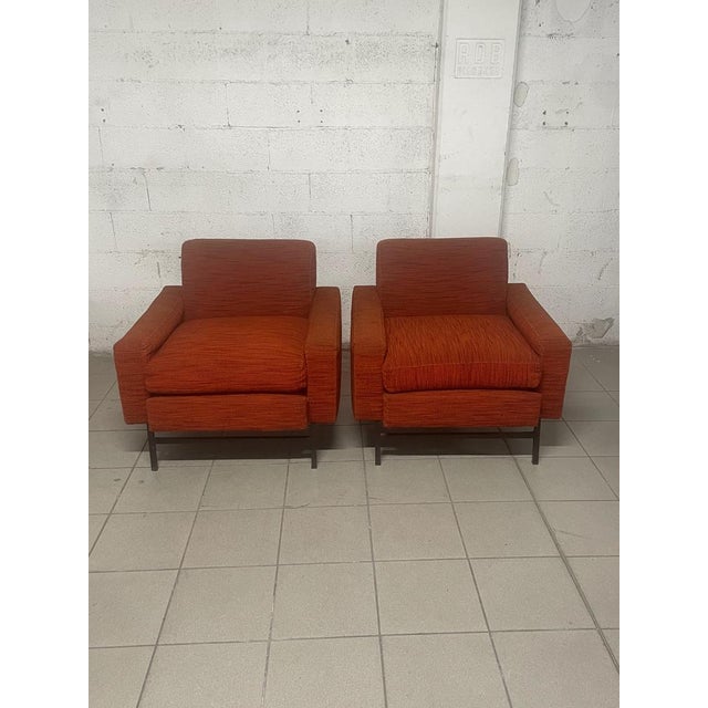 Set of Iron and Fabric Armchairs, 1960s For Sale - Image 10 of 18
