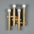 Brass-Plated Metal Wall Lamp, 1970s For Sale - Image 6 of 8