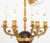 Bronze Louis XVI Style Gilt & Patinated Bronze Chandelier For Sale - Image 8 of 9