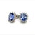 2010s Natural Sapphire Diamond Earrings 14k Gold 3.2 TCW Certified For Sale - Image 5 of 12
