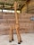 1980s Late 20th Century Coastal Boho Life Sized Rattan Giraffe Planter Decorative Object For Sale - Image 5 of 11
