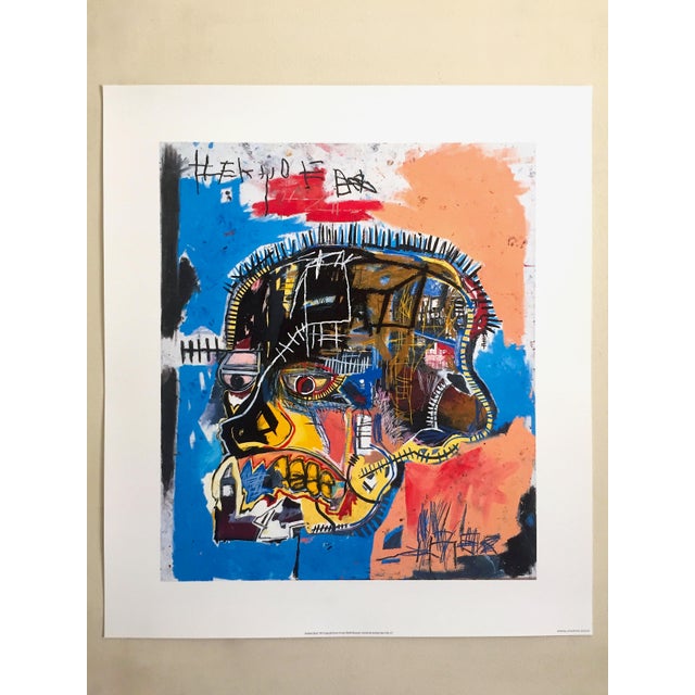 Jean Michel Basquiat Estate Fine Art Lithograph Pop Art Print " Skull " 1981 For Sale - Image 9 of 12