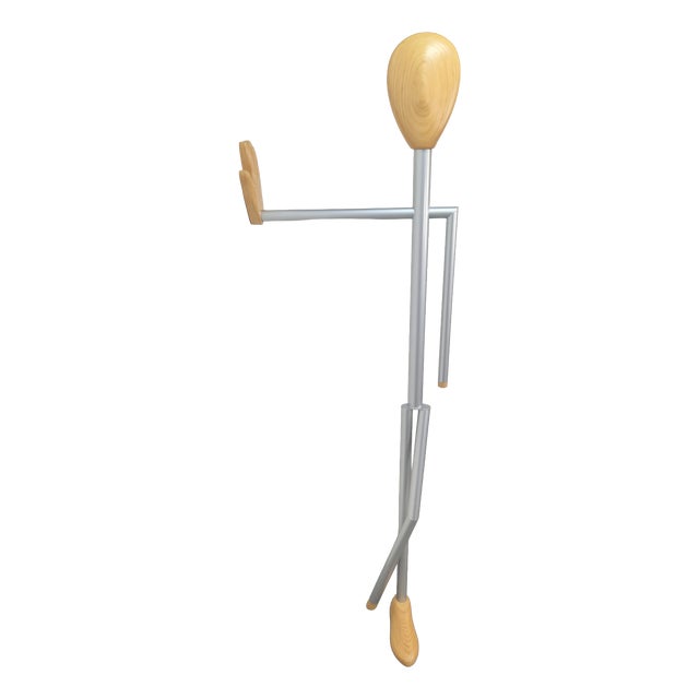 Vintage Wall-Mounted Coat Hanger, 1980s For Sale
