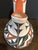 Printmaking Materials Late 20th Century Acoma Pueblo Fine Art Wedding Vase - Hand-Painted Polychrome Pottery 8"x 6" For Sale - Image 7 of 8