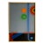 Vintage Post-Modern Abstract "Neon" Painting, Giltwood Frame For Sale